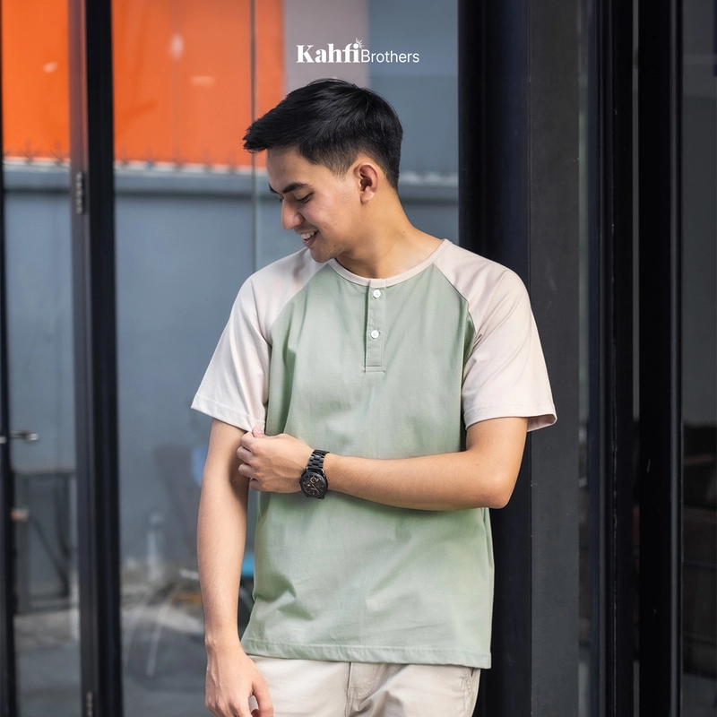 Product image T-shirt Raglan combed - DAN SAGE M all variant